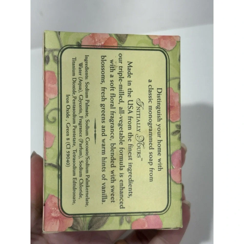 Initially Yours Letter R Fine French Milled Soap Bar 5.3pz Fine‎ Soap Bar